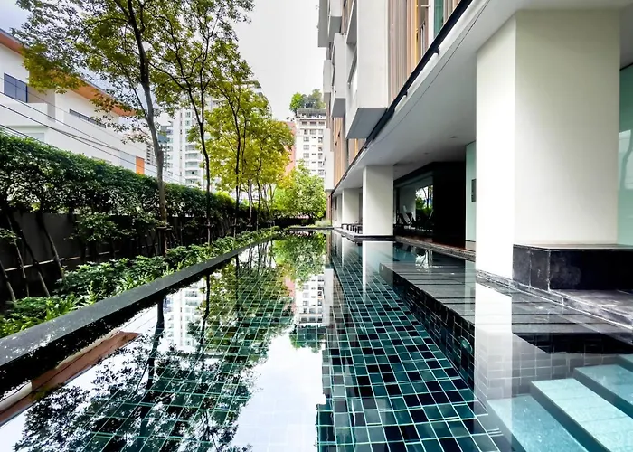 Near Bts Asok And Mrt Skv L Pool And Sauna Apartment *