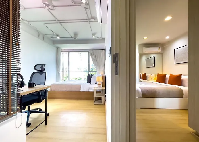 Apartment Near Bts Asok And Mrt Skv L Pool And Sauna *