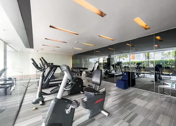 Near Bts Asok And Mrt Skv L Pool And Sauna Apartment Bangkok